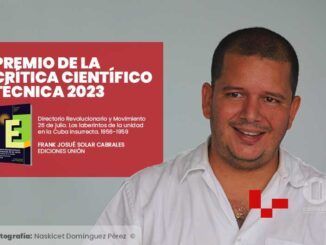 Premio de la Crítica Científico Técnica 2023 a libro de Frank Josué Solar Cabrales
